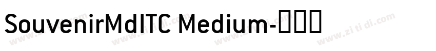 SouvenirMdITC Medium字体转换